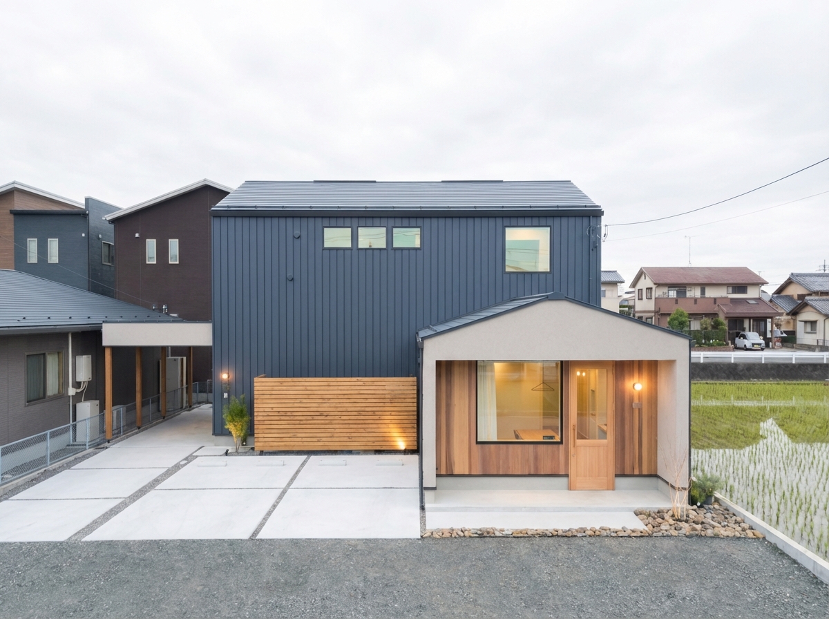 降り注ぐ家 外観